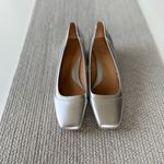 Naturalizer Huntley Silver Metallic Block Heel Square Toe Pumps Dress Shoes Sz 8 Photo 10