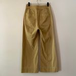 Apiece Apart  Merida High Rise Kick Flare Chino Khaki Wide Leg Pants Women size 4 Photo 8