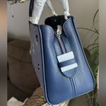 Kate Spade Authentic floral Thick Canvas/pebbled leather 3 compart. Satch/crosby Photo 14