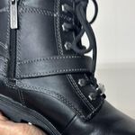 Harley Davidson Harley-Davidson Black Combat Moto Boots with Rugged Design Photo 6