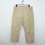 AYR The Beat Drop Jeans Barrel Leg in Straw Hat Cream Tan Size 34 Photo 2