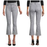 Articles of Society  London Crop High-Rise Kick Flare Flair Jeans Lanai in Grey Photo 1