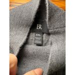 Banana Republic  XXL‎ Extra Fine Merino Wool Gray Mock Neck Knit Tank Photo 2