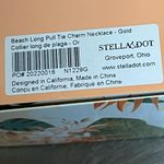 Stella & Dot  Beach Long Pull Tie Charm Necklace - NWT Photo 5