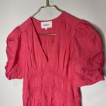 Ba&sh Linda Midi Dress in Jelly Pink Sz 0 Photo 1