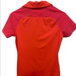 Under Armour  orange and red short sleeve polo shirt size small Photo 3