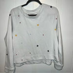 Lou & grey Lou and Gray by Loft White Sweater with Start Detailing Size M Photo 0