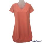 Japna  Women's Coral Short Sleeved Shift Dress Size Small Photo 6