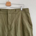 Banana Republic  Linen-Blend Stretch Utility Pant in Green Size 16 Photo 5