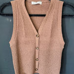 Zenana  Ribbed Button Sweater Vest Photo 0