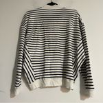 Hatch The Dakota Striped Nursing Knit Sweatshirt Navy White Size 3 Large Photo 6