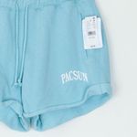 PacSun NWT  Womens Drawstring Fleece Sweat Shorts Size XS Blue Casual Cozy Lounge Photo 1