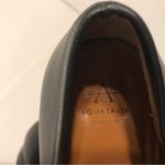 Aquatalia black leather pointy toe slip on loafers shoes size 7 Made in Italy Photo 6