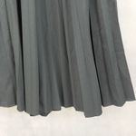 VTG Fritzi California Pleated Maxi Skirt Size 13/14 Minimal Academia Modest 80s Black Photo 4