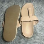 Joie  Nacho Sandal Thong Slide Espadrille Light Tan Vegan Casual Sandals Size 7.5 Photo 7
