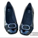 K by Clark's Black‎ Patent Leather Slip On Shoes UK 6, US 8. Work Dressy Black Size undefined Photo 1