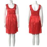 Calypso St. Barth NEW 100% Silk Mini Dress, Tangerine orange, S Photo 1