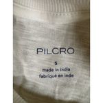 Pilcro Anthropologie Smocked Ruched Long Sleeve Top White Size Small Photo 2