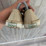 Jack Rogers  "Tucker" Gold & Tan Espadrille White Slip On Sneaker Photo 3