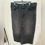 Reformation  Jeans Tazz‎ Maxi Denim Skirt 31 Photo 3