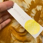 Bixby Nomad Tie Dye Pocket T Shirt Mustard Yellow Size L 12 14 Boxy Streetwear Photo 8