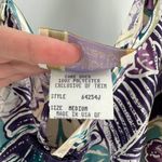 VINTAGE California Dynasty Dainty Satin Floral Sleepwear Cropped Cami Purple Size M Photo 4