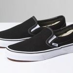 Vans Women’s Size 9 Black Slip On Photo 0