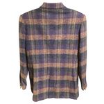 that’s me Vintage 90’s Purple and Orange Plaid Wool Jacket Blazer Coat Size 10 Photo 8