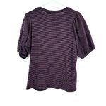 Boden Size US 14 Short Sleeve Blouse Top Shirt Puff Sleeve Striped Blue Photo 1