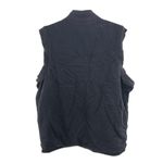 Gear for Sports  cotton reversible quilted black vest L gold zipper outdoor layer Photo 4