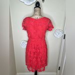 Romeo + Juliet Couture NTM: NWT Coral Crochet Short Sleeve Knee Dress Sz M Photo 8