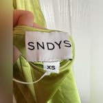 Revolve SNDYS Rosanna Mini Dress in Lime Photo 7