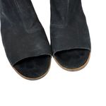 Lucky Brand Keteera Black Leather Open Toe Cut Out Ankle Bootie Boot Size 7 Photo 8