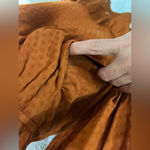 Universal Threads Universal Thread Brown Womens Ruffle Long Sleeve Embroidered Dress -size Large Photo 9