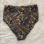 Ulla Johnson  Zahara Printed High-Rise Bikini Bottom Photo 4