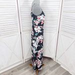 Philosophy Oversized Floral Faux Wrap Side Tie Sleeveless Maxi Slip Dress Blue 4 Photo 3