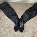 Marc Fisher  Black Over the Knee Boots Photo 1