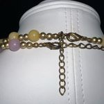 Vintage Set of Two‎ Glass Bead Necklaces Purple Photo 4