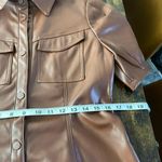 Noisy May Pushy PU Brown dress Photo 7