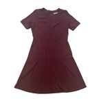 Athleta  Chianti Red En Route Ponte Fit & Flare Tennis Dress, Sz Large Tall Photo 10