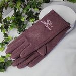 Women's Soft Gloves with Velvet Lining Warm Heathered Rose New Pink Photo 0