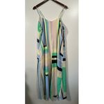 Anthropologie  Abstract Spaghetti Strap Maxi Dress Size Medium Photo 7