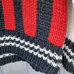 Vintage International Stefano sportswear hand knit car sweater Black Size M Photo 5