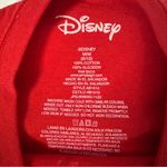 Disney NWT Minnie Mouse Grandma Bow Shirt Red Size M Cotton Crew Neck Cute Photo 5