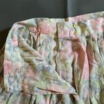 The Villager Petite Floral Pleated Midi Skirt Size 12 Vintage Pink Photo 3