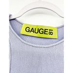 Gauge81 Lilac Purple Gyda Ribbed Long Sleeve Layered Bodysuit Size M Size M Photo 5