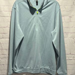 Adidas  Woman’s Sky Blue Quarter-Zip Athletic Golf Sweatshirt Size Large Photo 0
