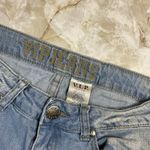 V.I.P Jeans Womens Distressed Light Wash Skinny Jeans Size 7 8 Blue Photo 3