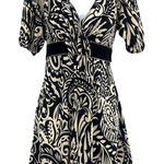 Heart soul Y2K Babydoll Dress Sz S Boho Baroque Festival Retro Tie Back Deep V Photo 0