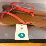 Shade & Shore  Coral and Tan Sandals Photo 4